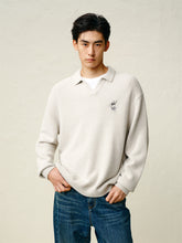 Men's Embroidered Knit Pullover